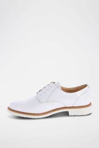 Derbies em couro Eloquent Branco