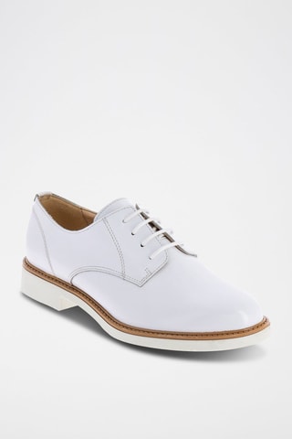Derbies em couro Eloquent Branco