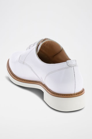 Derbies em couro Eloquent Branco