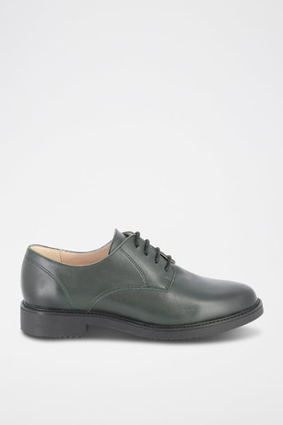 Derbies em couro Eloquent Verde