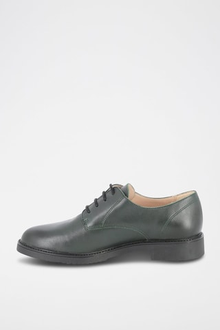 Derbies em couro Eloquent Verde