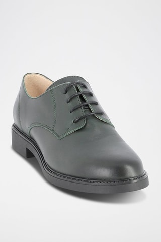 Derbies em couro Eloquent Verde