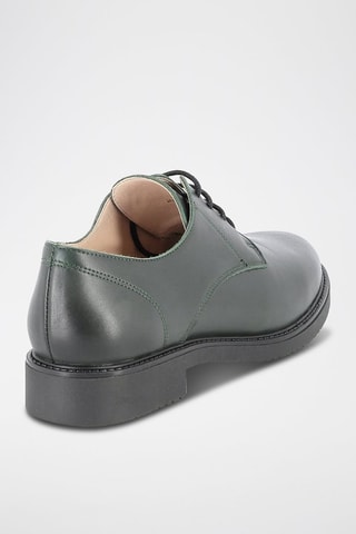 Derbies em couro Eloquent Verde