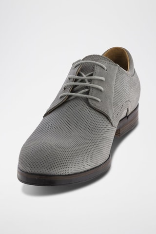 Derbies em couro Var - Cinzento