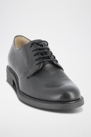 Derbies em couro Plata - Preto