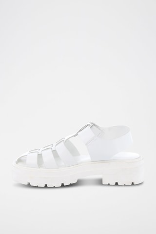 Sandálias em couro Romeo - Branco