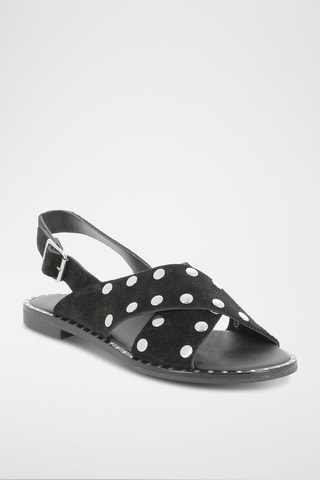 Sandálias em nobuck Uzzi - Preto