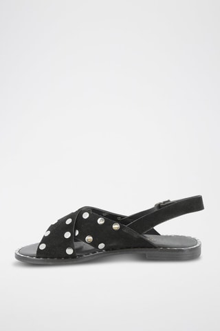 Sandálias em nobuck Uzzi - Preto