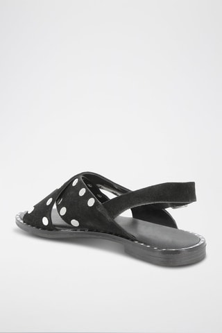 Sandálias em nobuck Uzzi - Preto