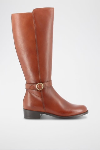 Botas em couro Illimite - Castanho