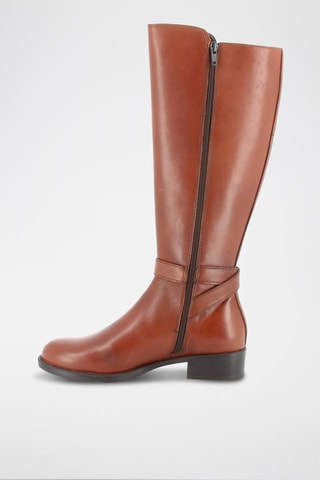 Botas em couro Illimite - Castanho