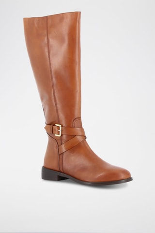 Bottes en cuir Emilliane - Camel