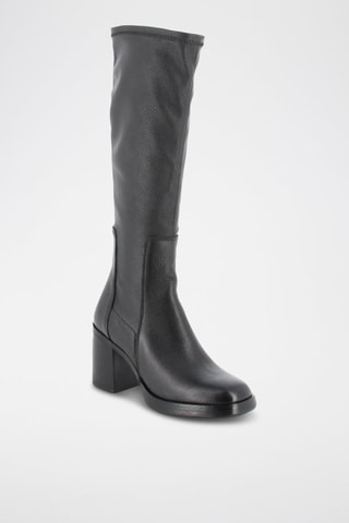 Bottes en cuir Marya - Noir
