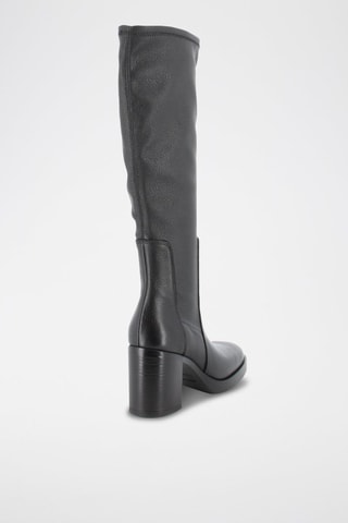 Bottes en cuir Marya - Noir