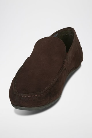 Mocassins em nobuck Biouty - Castanho-escuro