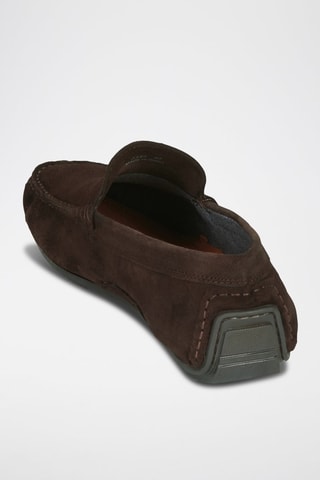 Mocassins em nobuck Biouty - Castanho-escuro