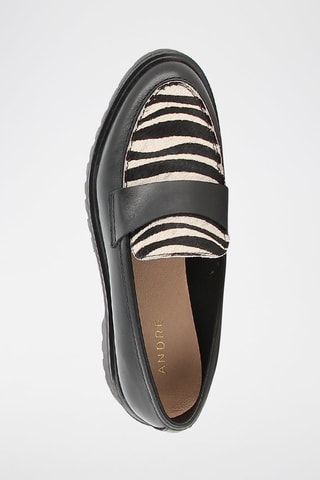 Mocassins em couro Savanata - Preto