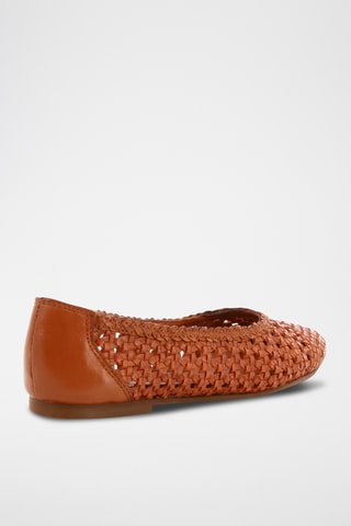 Ballerines en cuir Ilona - Camel