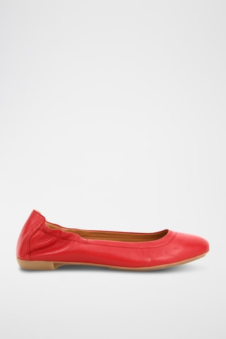 Ballerines en cuir Nina - Rouge