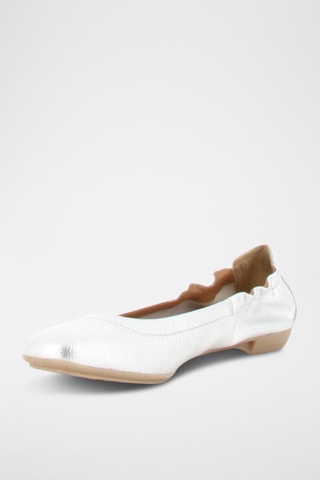 Ballerines en cuir Nina - Argenté