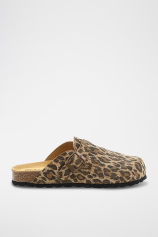 Socas em raspa de couro Sahely - Bege