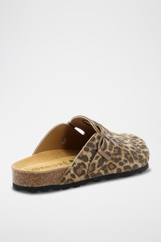 Socas em raspa de couro Sahely - Bege