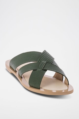 Mules em couro Vatica - Verde