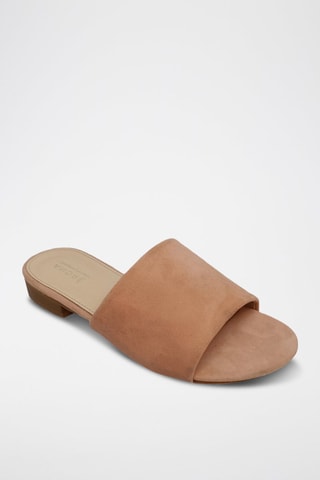 Mules em nobuck Inaya - Rosa-envelhecido