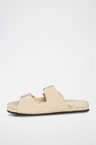 Mules em nobuck Sandy - Cru