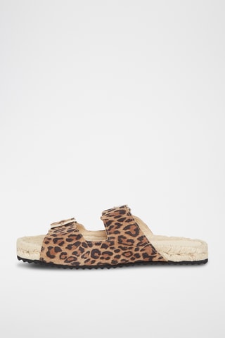 Mules em nobuck Sandy - Bege