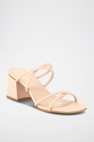 Chinelos de salto Carinissima - Rosa