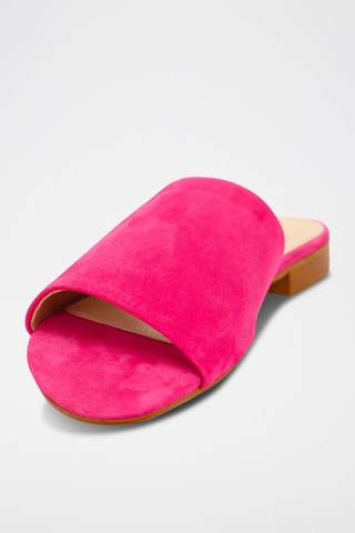 Mules em nobuck Inaya - Fúcsia