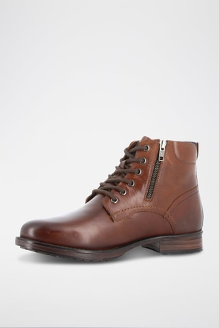 Boots em couro Richebord 2 - Castanho