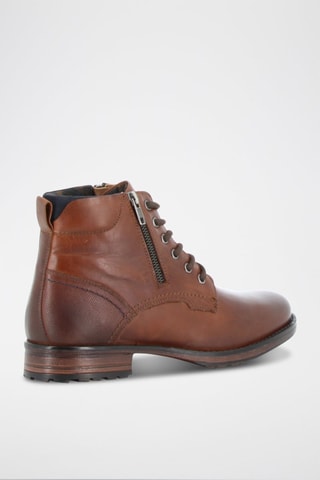 Boots em couro Richebord 2 - Castanho