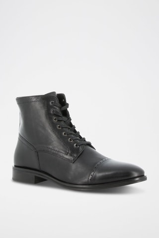 Boots em couro Julien 2 - Preto