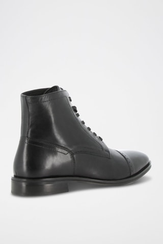 Boots em couro Julien 2 - Preto