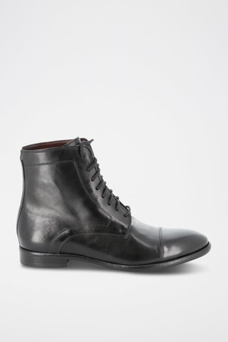 Boots em couro Reveur - Preto