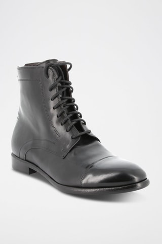 Boots em couro Reveur - Preto