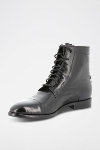 Boots em couro Reveur - Preto