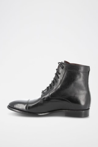 Boots em couro Reveur - Preto