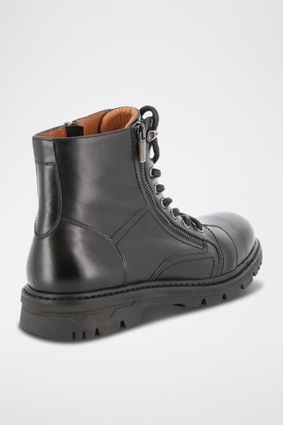 Boots em couro Rabaz - Preto