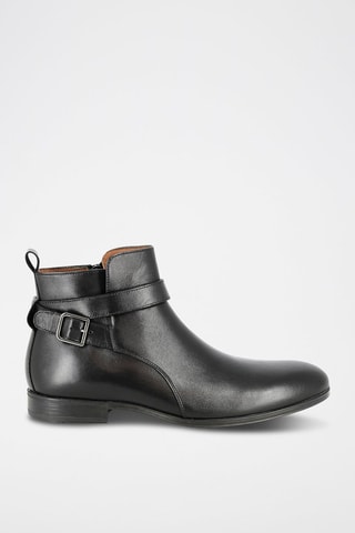 Boots em couro Prascari - Preto
