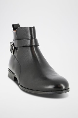 Boots em couro Prascari - Preto