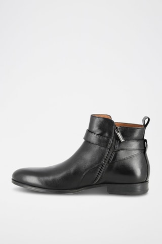 Boots em couro Prascari - Preto