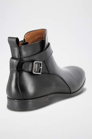 Boots em couro Prascari - Preto