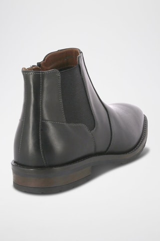 Boots em couro Padova - Preto