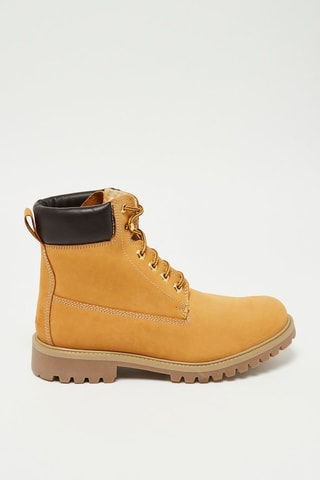 Boots em couro Padoux - Camel