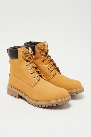 Boots em couro Padoux - Camel
