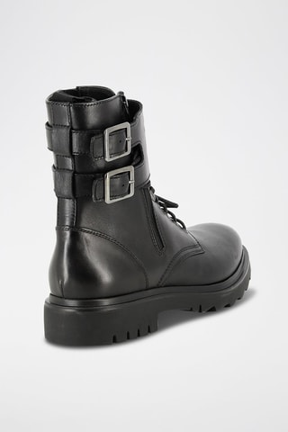 Boots em couro Polianka - Preto