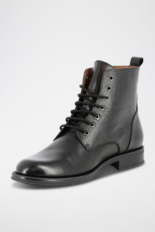 Boots em couro Posio - Preto